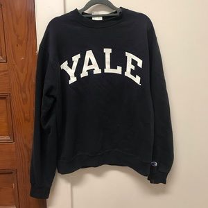 Champian Yale Navy Blue Sweatshirt